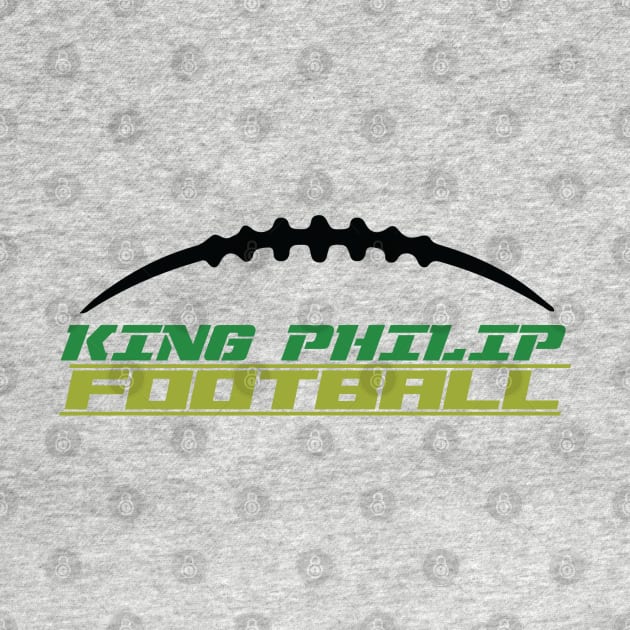 King Philip Football laces by ArmChairQBGraphics